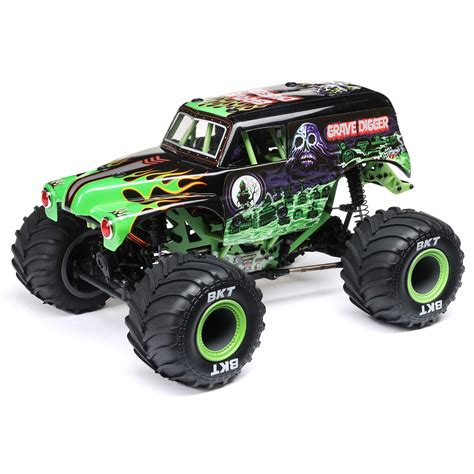 mini v8 grave digger|losi 1 18 mini lmt.